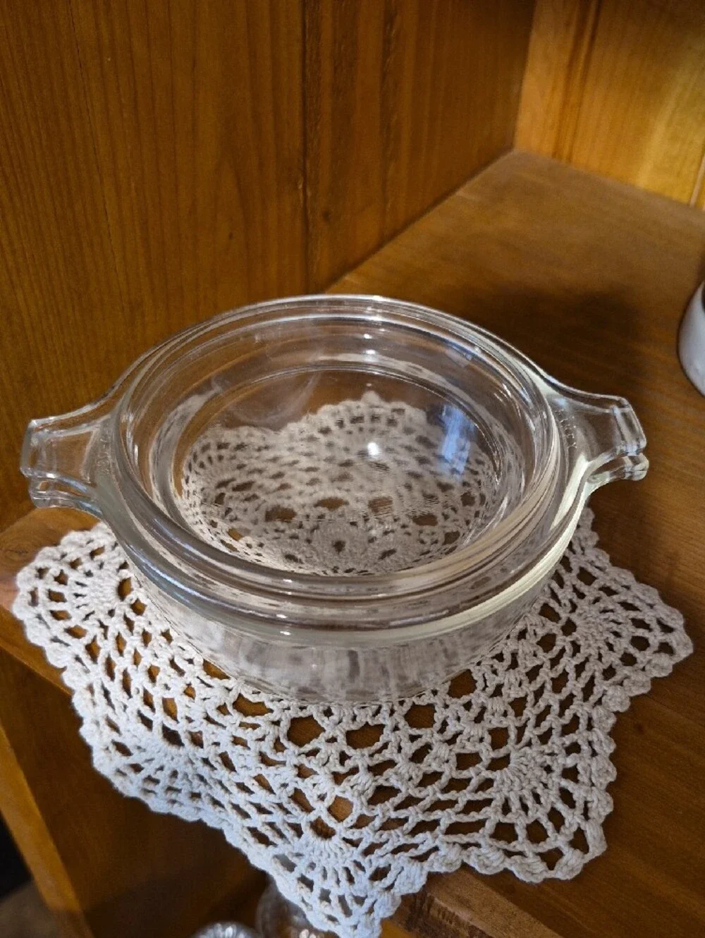 Pyrex Clear Glass Baking Dish with Handle - Transparent